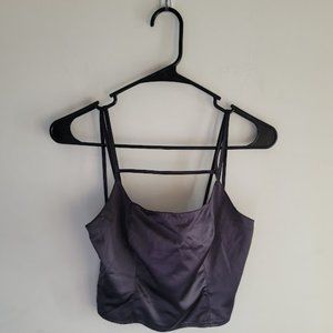 Urban Outfitters XS black polyester crop top